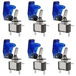 Aitrip 6 Pack 12V Blue Led Illuminated Toggle Switch 3PIN Brand. Price: $19.76.