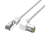 Juxinice CAT6 Ethernet Cable - White, 90 Degree Right Angle, 10FT, Up New. Price: $15.36.