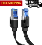 Ugreen Cat 8 Ethernet Cable Flat Braided High Speed 40GBPS 2000MHZ, 1.5 - 15 Ft New. Price: $14.99.