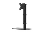 Monoprice Free Standing Single Desk Mount For Monitors Up 27" Open. Price: $24.99.