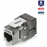 Trendnet Shielded CAT6A Keystone Jack 6-PACK Bundle TC-K06C6A New. Price: $42.94.