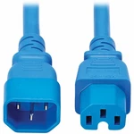 Tripp Lite P018010ABL Power Cord C14 To C15 10FT Blue 15A 250V New. Price: $53.56.