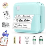 Miouca Label Maker Machine With Tape - Mini Sticker Printer Bluetooth. Price: $35.85.