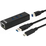 Plugable 3-PORT 3.0 With Gigabit Ethernet USB3-HUB3ME New. Price: $41.08.
