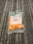 (qty 100) Panduit NWSLC-3Y Labelcore Cable Identification Sleeve 3MM Orange Open. Price: $24.99.