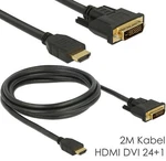 Delock Adapter Cable Hdmi Dvi 24+1 Digital Bidirectional 2M New V346. Price: $10.42.