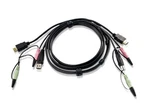 Aten 1.8M Usb Hdmi Kvm Cable With Audio 2L-7D02UH New. Price: $62.44.