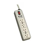 Tripp Lite 4SPDX Outlet Strip, Wall/floor Mount, 5-15R, 5-15P, 6 Ft., Beige New. Price: $46.75.