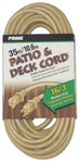 Prime EC884627 16/3 Sjtw Landscape Extension Cord, 35 Feet Beige New. Price: $41.82.