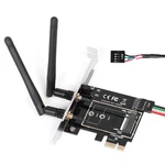 Mzhou Wireless Network Adapter M.2 Ngff To Pci-e 1X Wifi Card, New. Price: $24.18.
