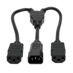 Eaton P004-18N-2C13 Power Cord Splitter C14 2XC13 Pdu Style 10A, 250V, Awg New. Price: $28.32.