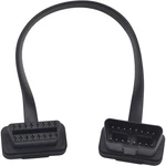 Duttek Flat Slim OBD2 Extension Cable 1FT/30CM, 16PIN Male To Black New. Price: $15.91.