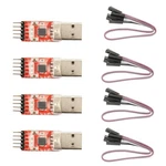 Ximimark 4PCS Usb 2.0 To Ttl Uart 5PIN Module Serial Converter CP2102 Stc... New. Price: $14.29.