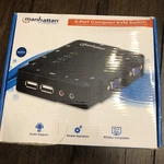 4-PORT Compact Kvm Switch With Remote Selector Manhattan #151269 Open. Price: $37.50.