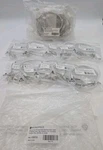 Monoprice Flexboot CAT6 Ethernet Patch Cable RJ45 P/n 43074 2FT 20PK White New. Price: $25.00.