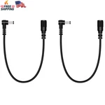 Fancasee Pack 5.5MM 2.5MM Dc Power Extension Cable 90 Degree Right Angle Mal New. Price: $12.49.