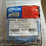 Tripp-lite N002-014-BL CAT5E 6FT Blue Molded Patch Cable RJ45 New. Price: $9.50.