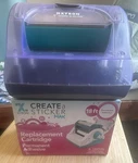 Xyron Create-a-sticker 5" Maker Plus 1 New Permanent Adhesive Cartridge Used. Price: $19.99.