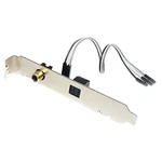 Spdif Optical And Rca Out Plate Cable Bracket For Asus Gigabyte Msi Motherboard New. Price: $18.77.