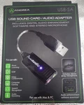 Andrea Pure Usb-sa Sound Card/audio Adapter Used. Price: $29.99.