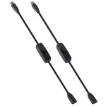 Aitrip 30CM(11 Inch) Usb To Female On/off Switch Cable 2 Pack Upgraded New. Price: $15.84.