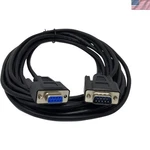 High Speed 15 Ft DB9 To Female Extension Cable - Reliable Serial Connection New. Price: $19.99.