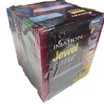 25 Pack Imation Jewel Tone Multi-color Slim Design Cd Storage Cases New Sealed. Price: $18.49.