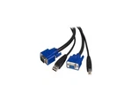 Startech.com 6 Ft. Usb+vga 2-IN-1 Kvm Switch Cable SVUSB2N1 New. Price: $67.82.