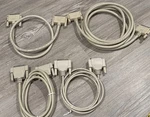 Lot Of 4 Cables: 6FT Parallel Extension Beige DB25 Pin Female Modem 10FT Used. Price: $29.75.