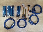 Mintcell 4-PACK Of 6-PIN Pci-e Express 1X To 16X 60CM Usb Riser Adapter Used. Price: $35.00.