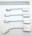 Iogear Lot Of 4 Usb Type Adapter White GUC3CDVI Working Free Shipping Used. Price: $47.00.