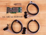 Broadcom Lsi 9306-24I 12GBPS SAS-3 Hba P16 It Mode Cable Combo SFF-8654 8I Sata Used. Price: $427.82.