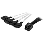 Startech.com SAS43SAT1M Internal Mini To Sata Cable, SFF-8643 4X New. Price: $38.84.