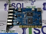 Delock SIMT107B V1.1 Pci If Card W/ Usb & Firewire Port ZUC2401/91-008-00074 Used. Price: $97.00.