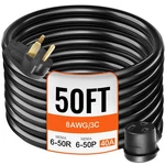 Vevor Welder Extension Cord 40AMP 50FT 250V, Welding Power With Nema 650... New. Price: $204.99.
