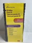 Imation Cd Dvd Game Cases Slim Design 50 Pack Storage Organization Black Clear Brand. Price: $19.99.