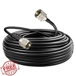 Boobrie LMR200 Uhf Coax Cable PL259 Male To 65.6FT Radio Antenna New. Price: $27.99.