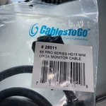 Cables Go 28013 Pro Series HD15 M/m Uxga Monitor New. Price: $12.00.