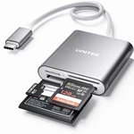 Unitek Usb Sd Card Reader, Aluminum 3-SLOT 2.4 X 2.3 0.6, Silver New. Price: $29.40.