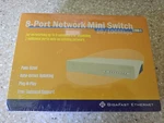 Gigafast Ethernet 8-PORT Network Mini Switch 10/100MBPS EZ800-S Sku 5647 New. Price: $30.00.