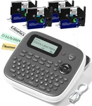 Maker, Labeler Machine With Tapes, 12MM 0.47 Laminated White, D210S D.... Price: $69.00.