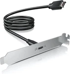 Graugear 20GBPS 3.2 Gen 2X2 Usb-c Front Panel Type-c Adapter, Silver New. Price: $25.47.