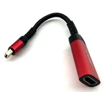 Jsaux Mini Displayport To Hdmi Female Adapter 4K Red Used. Price: $7.64.