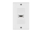 1-PORT 2-PIECE Inset Wall Plate White W/ 4IN Built-in High Speed Hdmi Cable New. Price: $9.98.