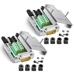 Pcs DB9 Male Breakout Connector Solderless RS232 Dsub 9PIN Terminal New. Price: $29.19.