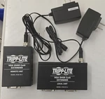 Tripp Lite B130-101-2 Transmit/receiver/power Supplies Vga CAT5 Extender (WR19) Used. Price: $65.00.