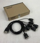 Digi 76000529 8PT DB9M Dte 232 Fan-out Cable Used. Price: $33.99.
