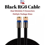 RG6 Coaxial Cable Black Dual Shielded Satellite Tv Antenna Wire Multi-pack Lot New. Price: $286.25.