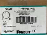 Panduit Cat 5E Patch Cord, 7FT, Blue UTP28CH7BU (box Of 10) New. Price: $59.99.