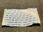 Cnjs Awm 20941 105 90V VW-1 Ribbon Cable For Samsung Tv UN43J5200AF 68 Pin Used. Price: $22.00.